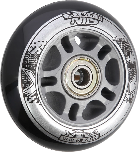 Smooth performance thanks to ABEC 9 bearings