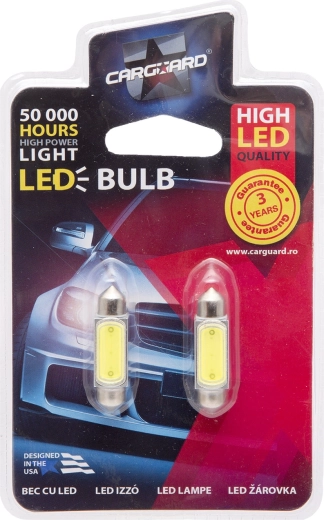 LED griestu spuldze 36 mm 12 V 3 W 6000 K