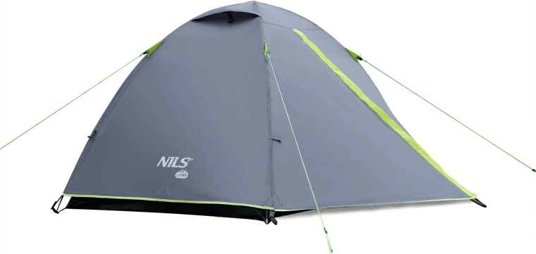 Kempinga telts NILS Camp Explorer 3 personām – pelēks