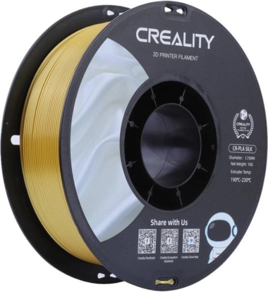 PLA filament Creality CR-Silk, gold, 1.75 mm