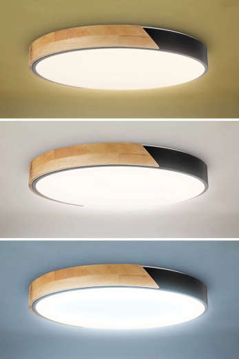Design for modern interiors: oak + black accent