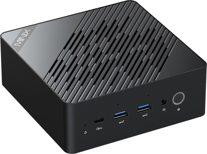Mini PC MINIX ar Ryzen AI 9 HX 370, 32 GB RAM un 1 TB SSD