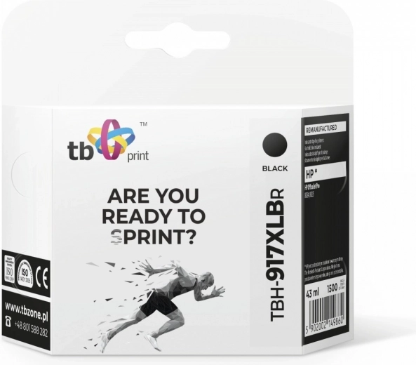 Tintes kasetne HP OfficeJet Pro 8025 – melna 917XL (aizvietotājs 3YL85AE)