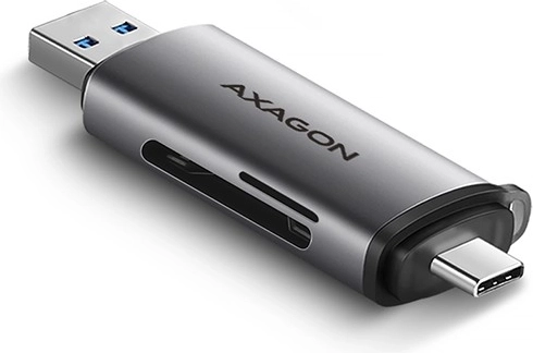 External Card Reader USB3.2 Gen 1 Type-C + Type-A SD/microSD