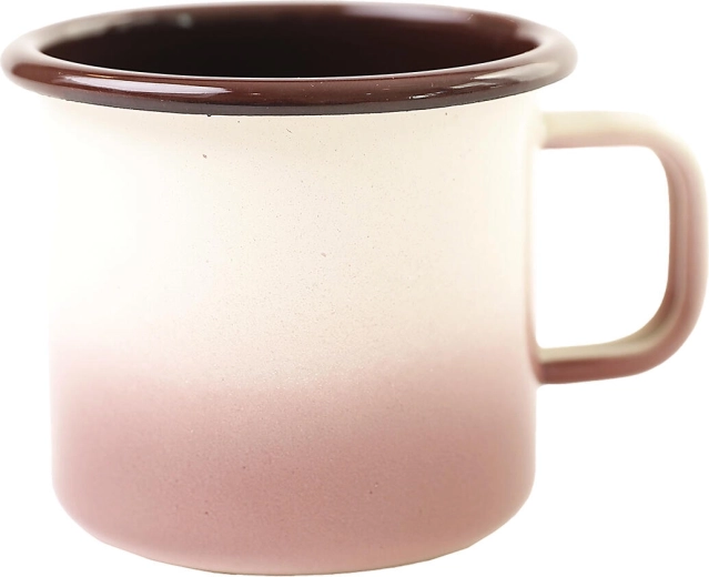 Emaljēta krūze Capuccino 0,37 l, diametrs 8 cm