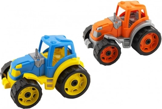 Plastmasas traktors 25 cm ar brīvgaitu bērniem