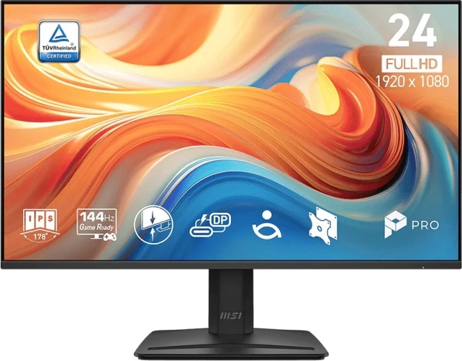 MSI PRO gaming monitor 23.8" Full HD 144 Hz, black