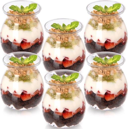 Yogurt and Dessert Cups 160 ml, Set of 6