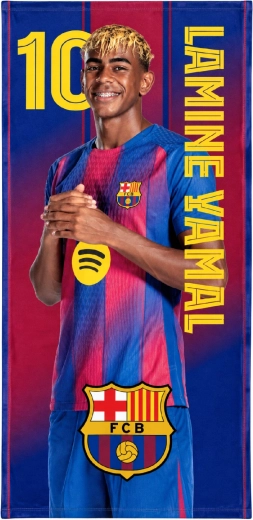 Ātri žūstošs dvielis FC Barcelona Lamine Yamal 70 × 140 cm