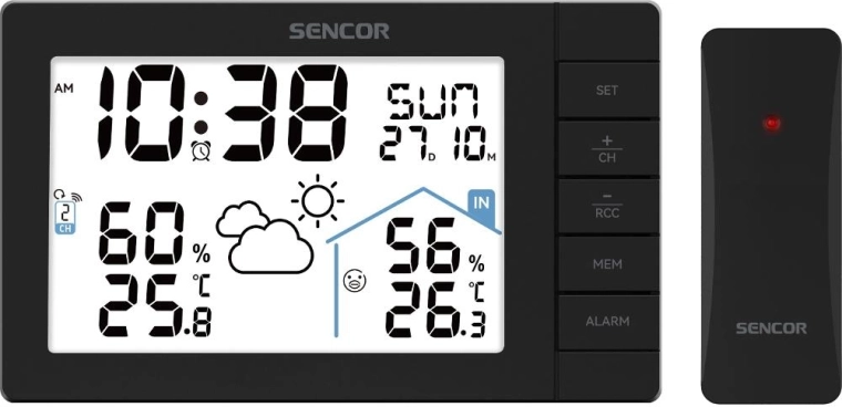 Bezvadu sensors ar darbības rādiusu līdz 80 m