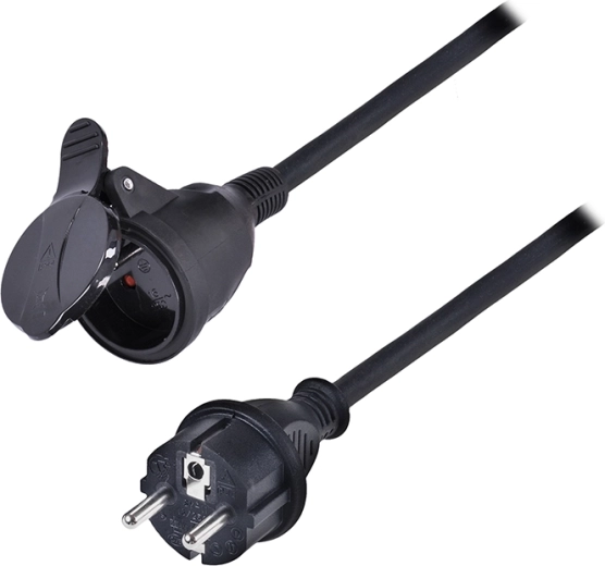 Solight pagarinātājs 10 m ar 1 kontaktligzdu, IP44