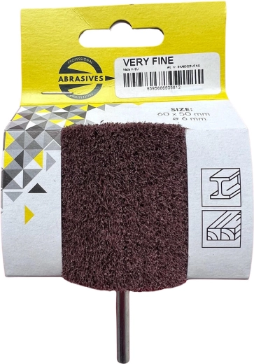 Lamelu kātiņa pulēšanas disks VLIES 50 × 30 × 6 mm, rupjš