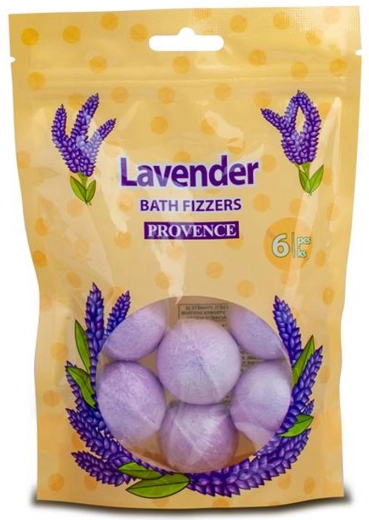 Fizzy Bath Bombs Provence Lavender 6 pcs