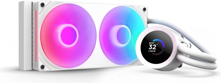 Ūdens dzesēšana NZXT Kraken Plus 240 RGB LCD, balta