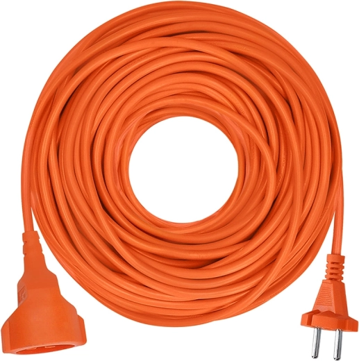 Solight extension lead with connector 25 m 2×1.5 mm² orange