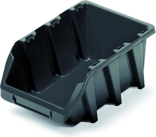 Plastmasas stāvāms uzglabāšanas kaste BINEER LONG, melna