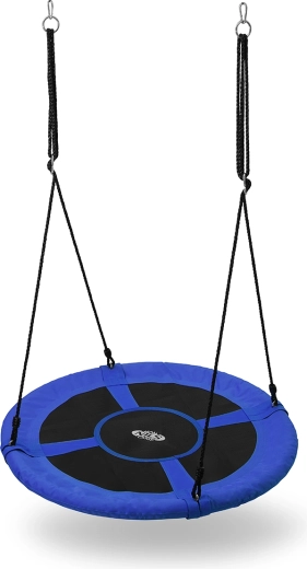 Piekarināmās šūpoles “Putna ligzda” NILS Camp 100 cm, zilas