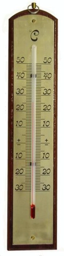 Iekštelpu spirttermometrs PROVENCE – koka, -30 līdz +50 °C