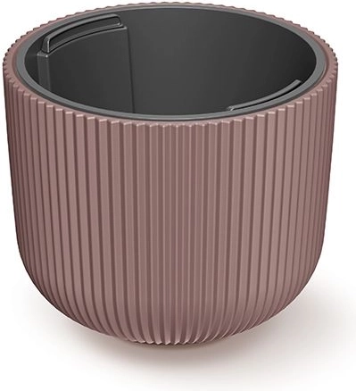Puķu pods Milly ar ieliktni 24 cm marsala