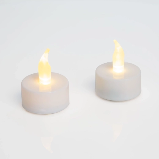 LED tea lights, 2 pieces