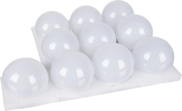 Shatterproof globes and adjustable spacing