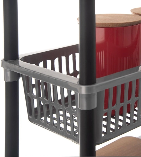 Ventilated baskets for visibility and hygiene
