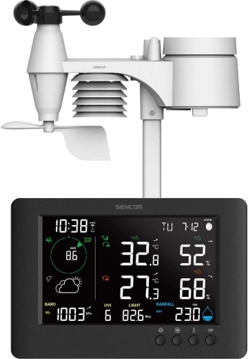 Sencor SWS 10500 Wi-Fi profesionāla meteoroloģiskā stacija