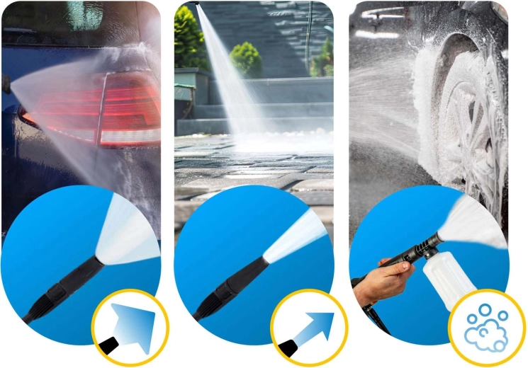 TurboStream™ un regulējama sprausla maksimālam efektam