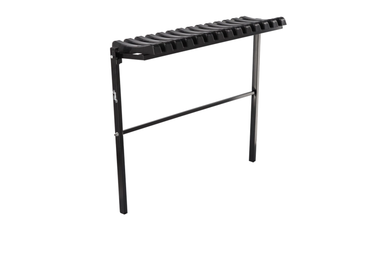 Salokāms kapsētas soliņš 86 cm melns – 1 gab.
