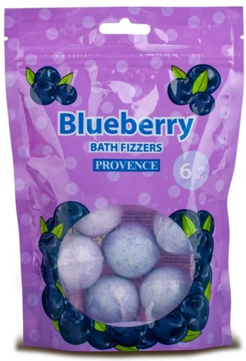 Vannas putojošās bumbas mellenes Provence 6 gab. (20 g)