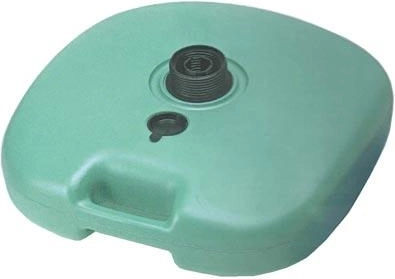 Plastmasas saulessarga pamatne zaļa 38 × 38 × 9 cm