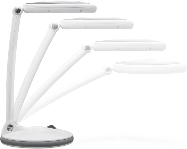 Adjustable arm and tilting head