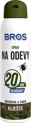 Bros aerosols apģērbam pret ērcēm 90 ml