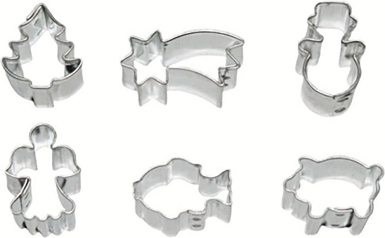 Micro cookie cutters – set of 6
