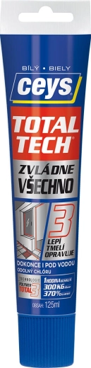 Universal adhesive and sealant CEYS TOTAL TECH EXPRESS, white, 125 ml