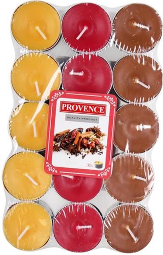 PROVENCE tealight candles sweet spice 30 pcs