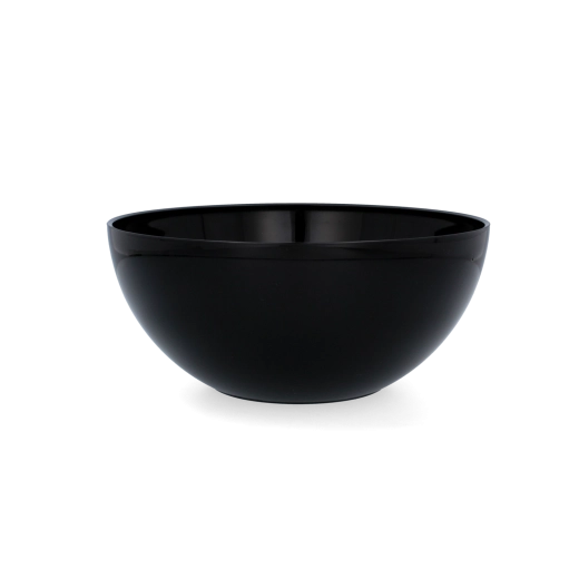 Bļoda Rukola 23 cm melna spīdīga plastmasas