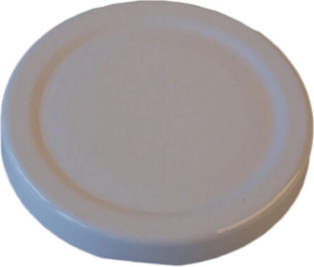 Skrūvējams vāciņš TWIST 63 mm balts (10 gab.)