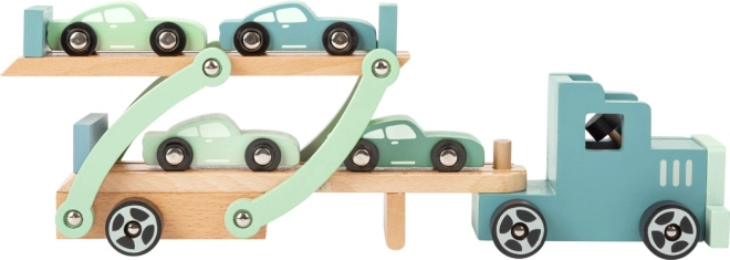 Koka kravas auto ar auto piekabi Chicago – small foot