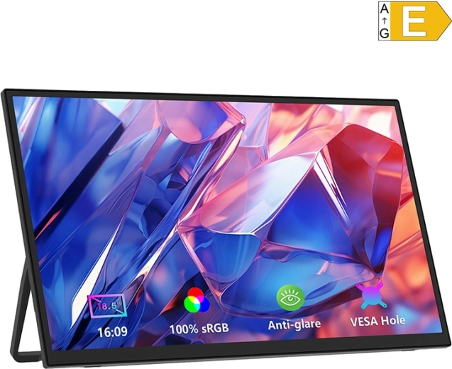 Zeuslap Z18S pārnēsājams spēļu monitors 18,5" Full HD 100 Hz