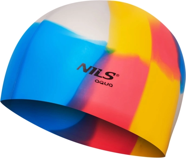 Silicone Swimming Cap NILS Aqua NQC Multicolor