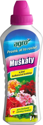 Šķidrais mēslojums pelargonijām AGRO 1 l