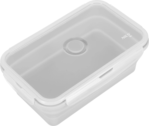 Collapsible Lunch Box NILS Camp 1200 ml – grey