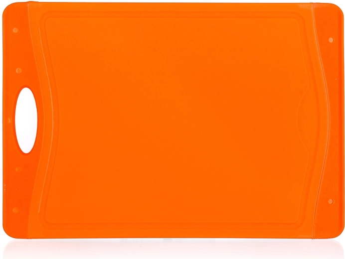 Neslīdošs griešanas dēlītis DUO, 37 × 25,5 cm, oranžs
