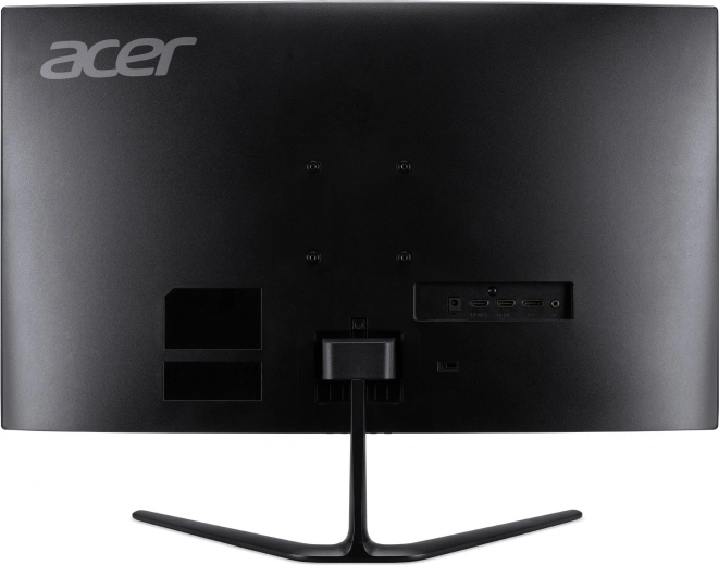 Stable stand and connectors on the rear side