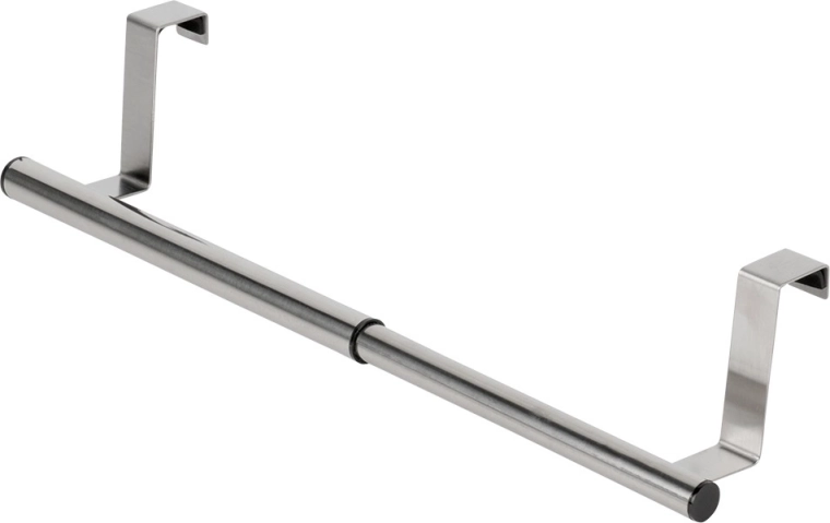Regulējams nerūsējošā tērauda durvju pakaramais 25–40 cm, sudraba krāsā