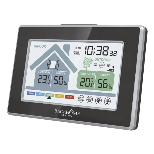 Wireless battery-powered weather station 15 × 2 × 9.5 cm