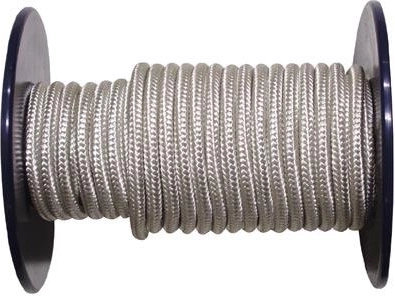 Polyamide rope with core 10 mm, white, 100 m