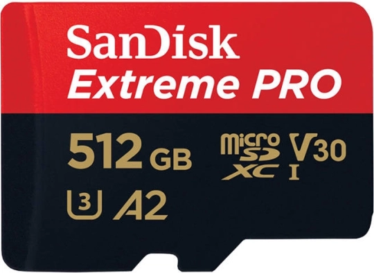 SanDisk Extreme Pro microSDXC 512 GB karte