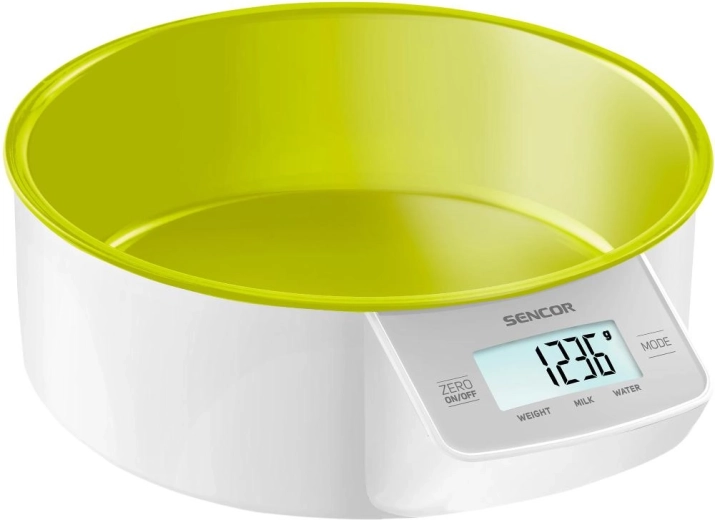Sencor SKS 4004GR Kitchen Scale with Green Bowl